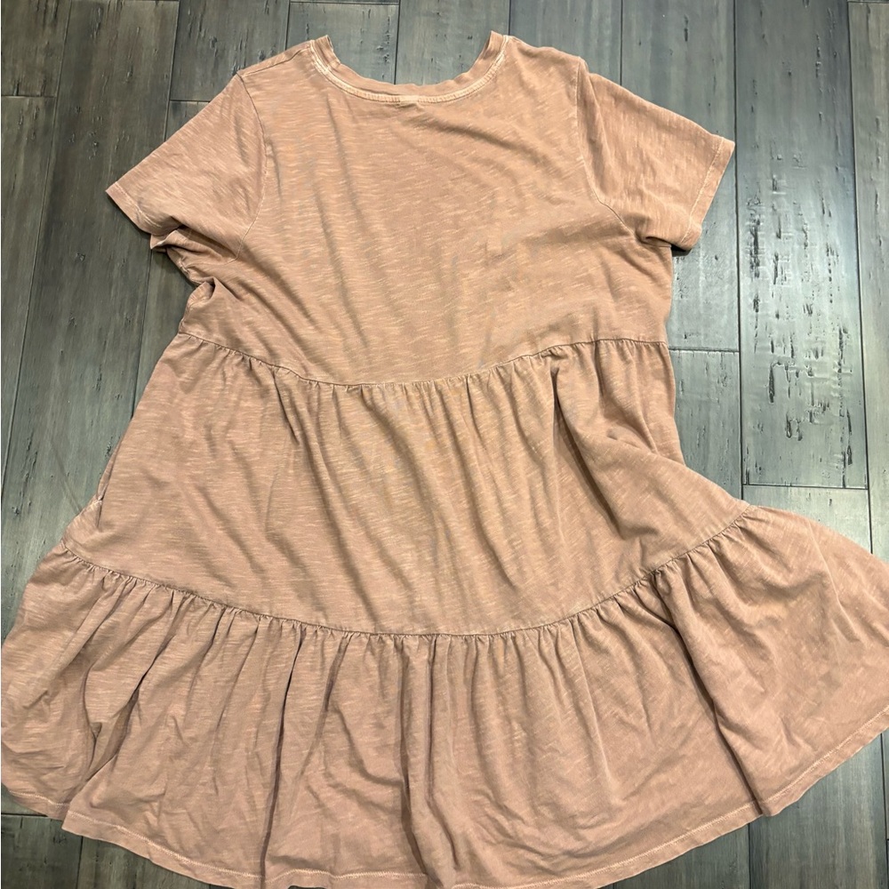 Old Navy Tiered Short Sleeve Knit Dress in XL